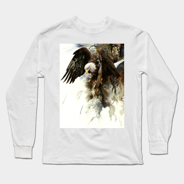 High And Mighty Long Sleeve T-Shirt by Mightyfineart